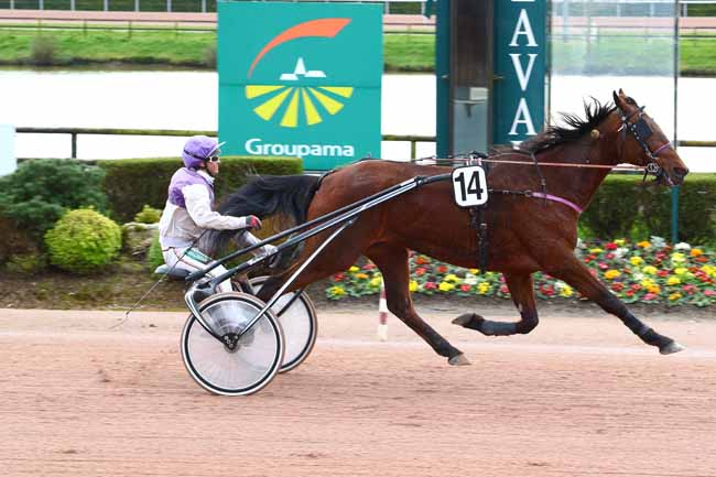 Photo d'arrivée de la course pmu GRAND PRIX CONSEIL DEPARTEMENTAL DE LA MAYENNE à LAVAL le Mercredi 11 mars 2020