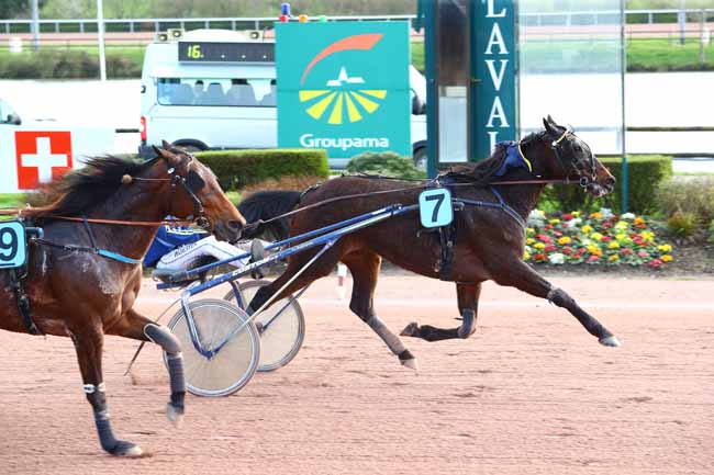 Photo d'arrivée de la course pmu PRIX MAYENNE TOURISME à LAVAL le Mercredi 11 mars 2020