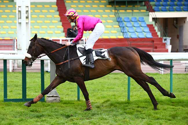 Photo d'arrivée de la course pmu PRIX RABASTENS à COMPIEGNE le Mercredi 11 mars 2020