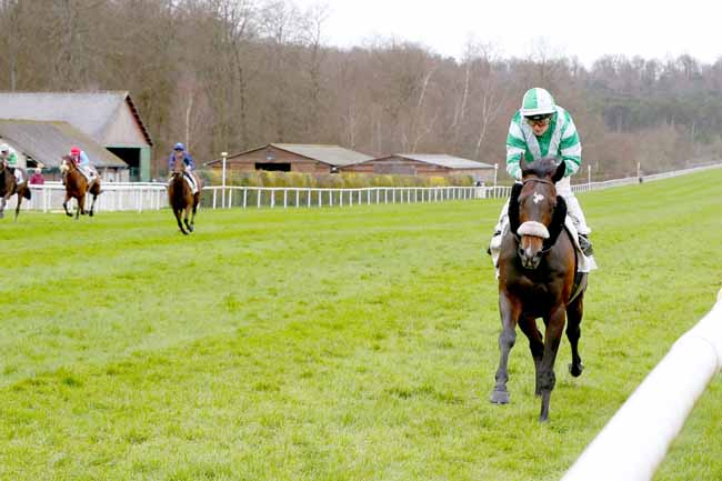 Photo d'arrivée de la course pmu PRIX DES MELEZES à FONTAINEBLEAU le Jeudi 12 mars 2020