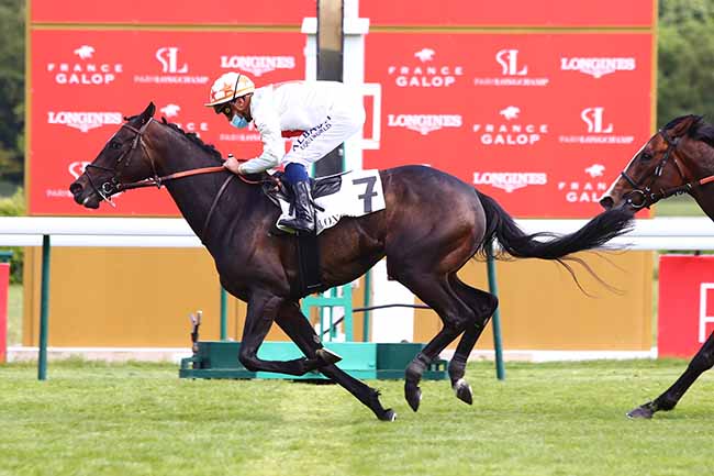 Photo d'arrivée de la course pmu PRIX DE GLATIGNY à LONGCHAMP le Jeudi 14 mai 2020