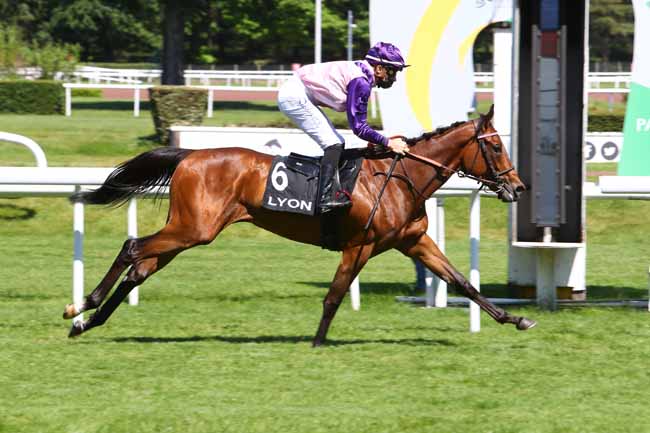 Photo d'arrivée de la course pmu PRIX DE LA MARCHE à LYON-PARILLY le Lundi 25 mai 2020