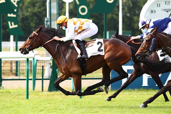 Photo d'arrivée de la course pmu PRIX DE CALAIS à CHANTILLY le Mercredi 3 juin 2020