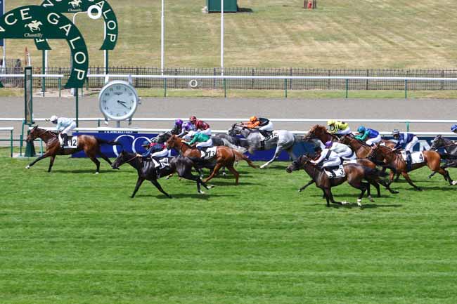 Photo d'arrivée de la course pmu PRIX DU PALAIS DES GLACES à CHANTILLY le Dimanche 14 juin 2020