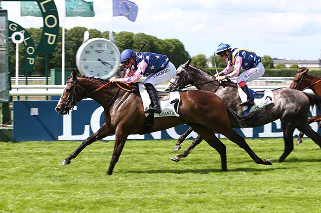 Photo d'arrivée de la course pmu PRIX DU CHEMIN DES POISSONNIERS à CHANTILLY le Vendredi 19 juin 2020