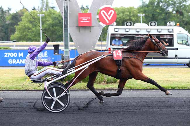 Photo d'arrivée de la course pmu PRIX ALBERT VIEL à PARIS-VINCENNES le Dimanche 21 juin 2020