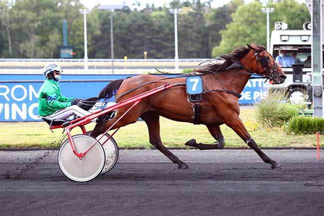 Photo d'arrivée de la course pmu PRIX DE GRASSE à PARIS-VINCENNES le Dimanche 21 juin 2020