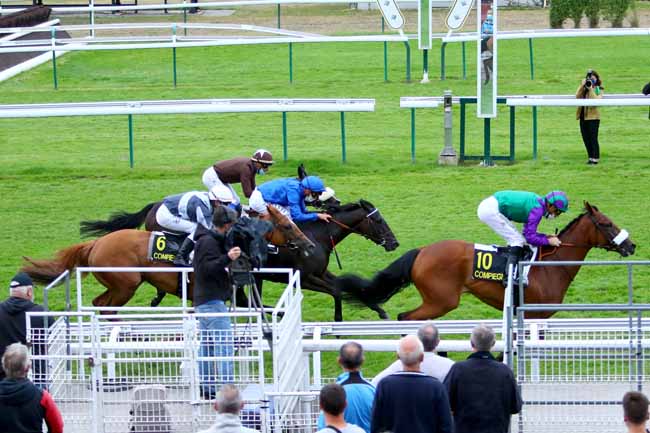 Photo d'arrivée de la course pmu PRIX DE LA FONTAINE ROCH à COMPIEGNE le Jeudi 16 juillet 2020
