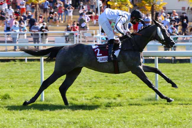 Photo d'arrivée de la course pmu PRIX SISSY'S ARTCREATION à CLAIREFONTAINE le Samedi 18 juillet 2020