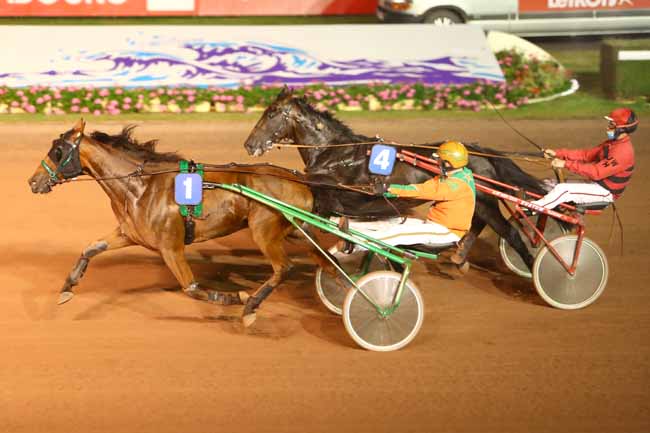 Photo d'arrivée de la course pmu PRIX DES ERINES à CABOURG le Vendredi 24 juillet 2020