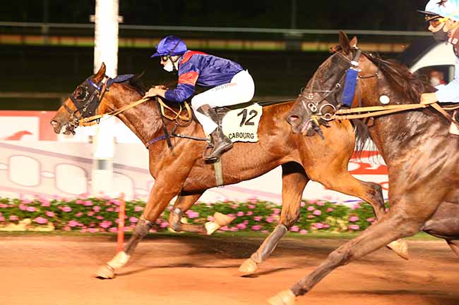 Photo d'arrivée de la course pmu PRIX DES LILAS à CABOURG le Vendredi 31 juillet 2020