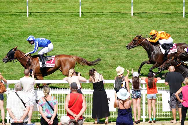 Photo d'arrivée de la course pmu PRIX DE LA FONTAINE MARIE à CLAIREFONTAINE le Vendredi 7 août 2020