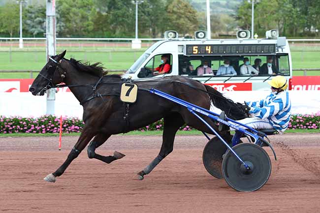 Photo d'arrivée de la course pmu PRIX FABIEN ROSSOLINI à CABOURG le Vendredi 21 août 2020