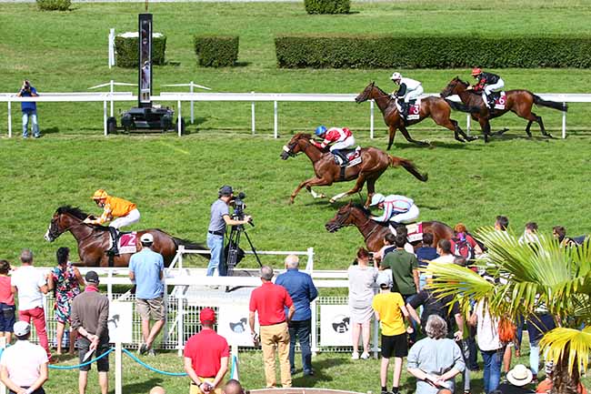 Photo d'arrivée de la course pmu PRIX D'ELLON à CLAIREFONTAINE le Vendredi 21 août 2020