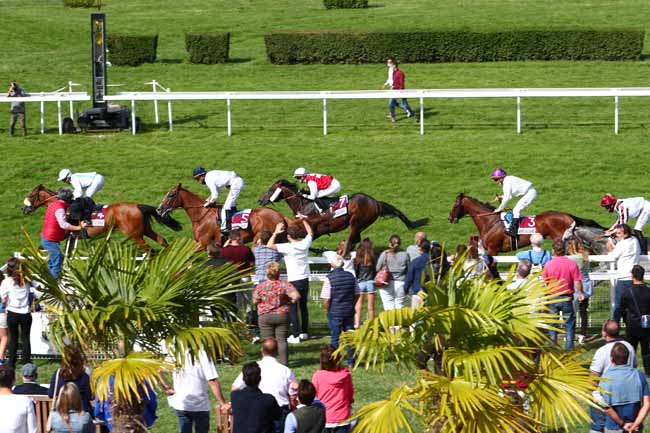 Photo d'arrivée de la course pmu PRIX DES CHARDONS BLEUS à CLAIREFONTAINE le Mercredi 26 août 2020