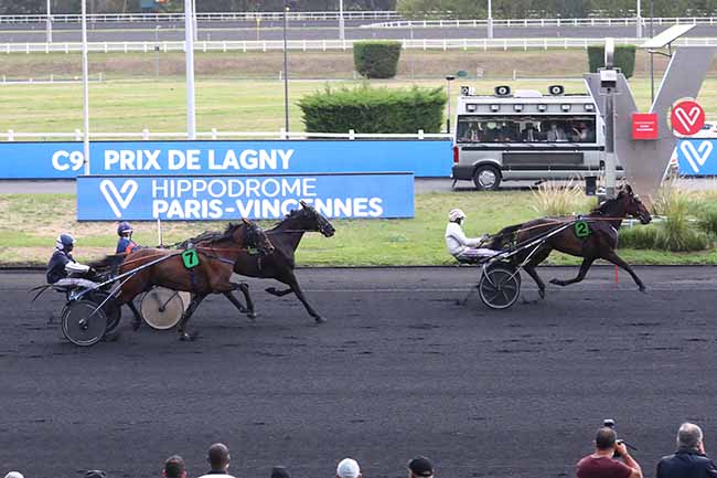 Photo d'arrivée de la course pmu PRIX DE LAGNY à PARIS-VINCENNES le Samedi 29 août 2020