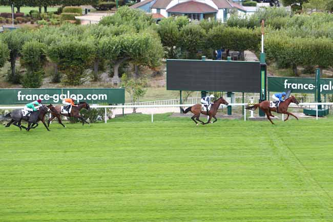 Photo d'arrivée de la course pmu PRIX DE VILLARMAINS à SAINT-CLOUD le Lundi 31 août 2020