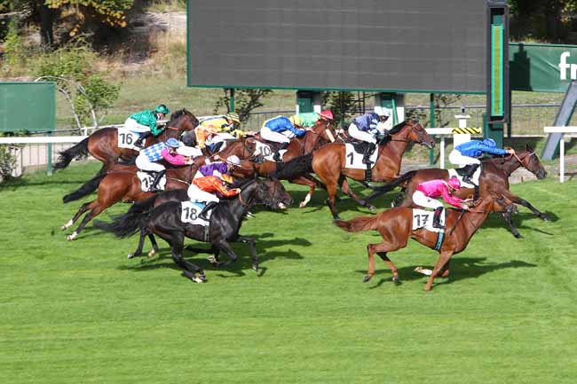 Photo d'arrivée de la course pmu HANDICAP DE HAUTE-NORMANDIE à SAINT-CLOUD le Lundi 31 août 2020