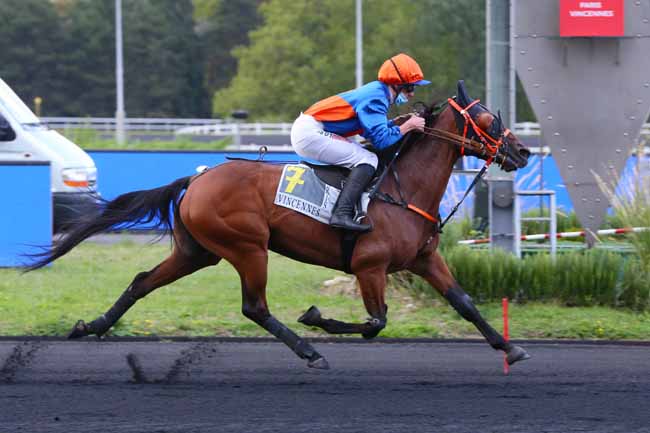 Photo d'arrivée de la course pmu PRIX LEGOUX-LONGPRE à PARIS-VINCENNES le Lundi 31 août 2020