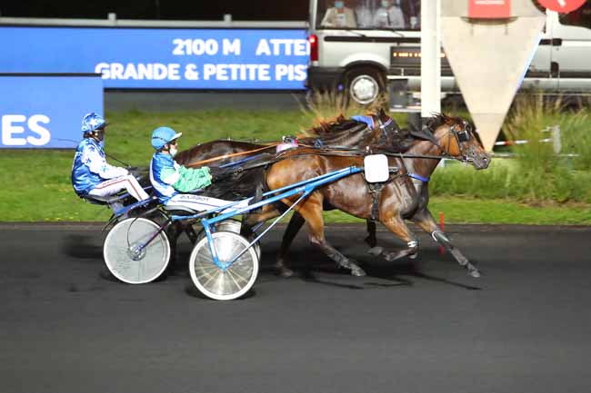 Photo d'arrivée de la course pmu PRIX CONCORDIA à PARIS-VINCENNES le Vendredi 4 septembre 2020