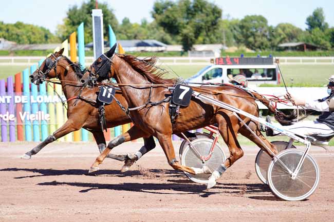 Photo d'arrivée de la course pmu PRIX DE LA GARONNE à BEAUMONT-DE-LOMAGNE le Mardi 8 septembre 2020