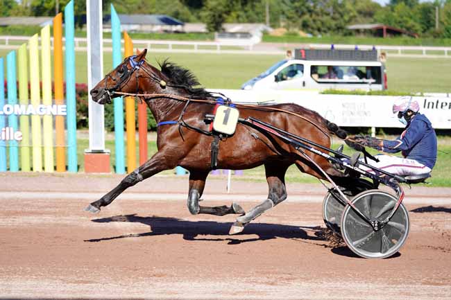 Photo d'arrivée de la course pmu GRAND PRIX BARON D'ARDEUIL AOC BUZET à BEAUMONT-DE-LOMAGNE le Mardi 8 septembre 2020