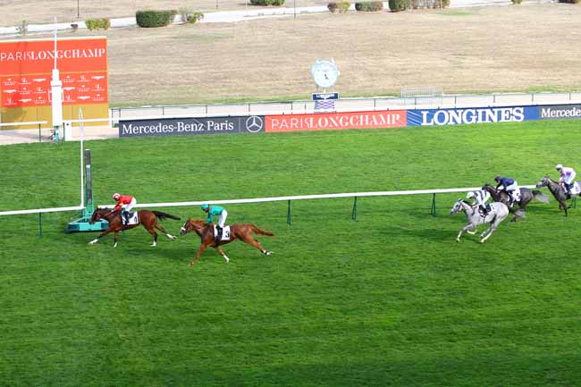Photo d'arrivée de la course pmu PRIX JOUBERT à LONGCHAMP le Jeudi 10 septembre 2020
