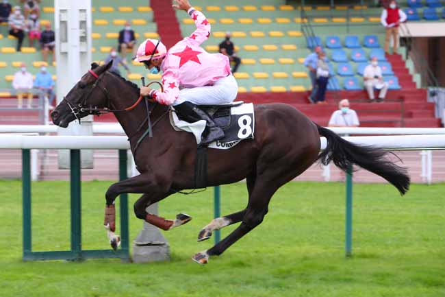 Photo d'arrivée de la course pmu PRIX NUAGE à COMPIEGNE le Jeudi 10 septembre 2020