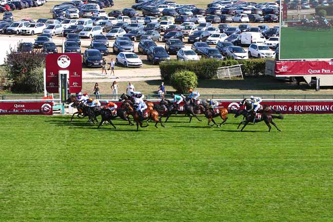 Photo d'arrivée de la course pmu QATAR GRAND HANDICAP DES ARC TRIALS à LONGCHAMP le Dimanche 13 septembre 2020