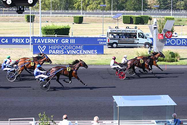 Photo d'arrivée de la course pmu PRIX DE TAVERNY à PARIS-VINCENNES le Jeudi 17 septembre 2020