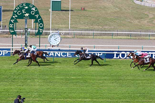 Photo d'arrivée de la course pmu PRIX DU VERGALY à CHANTILLY le Vendredi 18 septembre 2020
