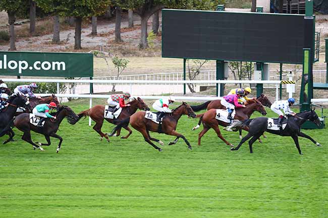 Photo d'arrivée de la course pmu PRIX DES FALAISES DE CRAIES à SAINT-CLOUD le Samedi 19 septembre 2020