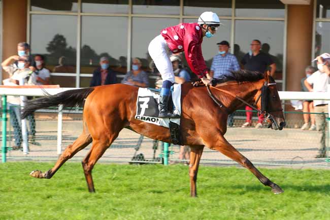 Photo d'arrivée de la course pmu PRIX DE CHAMPAGNE à CRAON le Lundi 21 septembre 2020