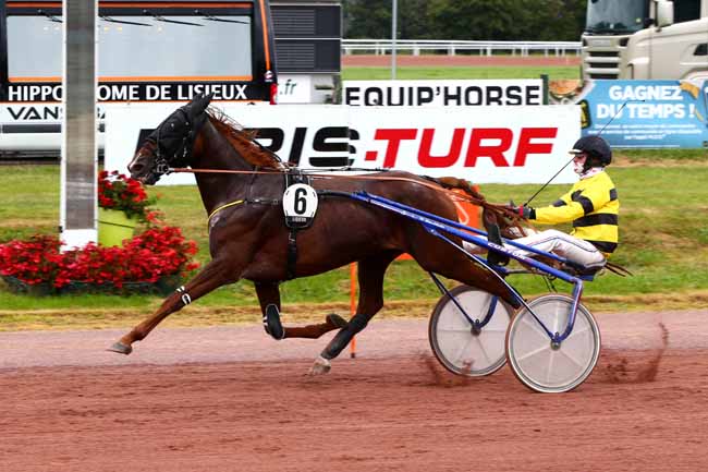 Photo d'arrivée de la course pmu PRIX DE LA SOCIETE DES COURSES DE LISIEUX à LISIEUX le Mercredi 23 septembre 2020