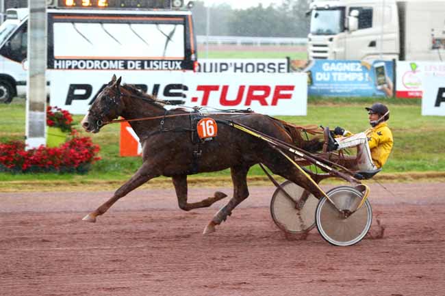 Photo d'arrivée de la course pmu PRIX DU BAR PMU LE PODOSIS - LISIEUX à LISIEUX le Mercredi 23 septembre 2020