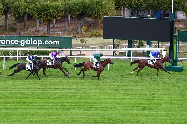Photo d'arrivée de la course pmu PRIX TURENNE à SAINT-CLOUD le Mercredi 23 septembre 2020