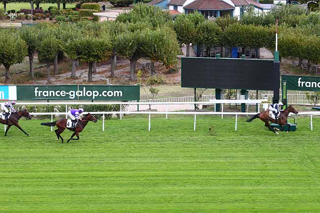 Photo d'arrivée de la course pmu PRIX BORAX à SAINT-CLOUD le Mercredi 23 septembre 2020