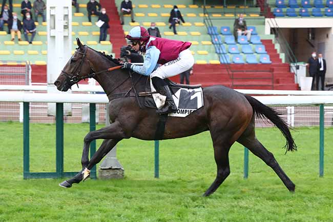 Photo d'arrivée de la course pmu PRIX DE RANVILLE à COMPIEGNE le Mardi 29 septembre 2020