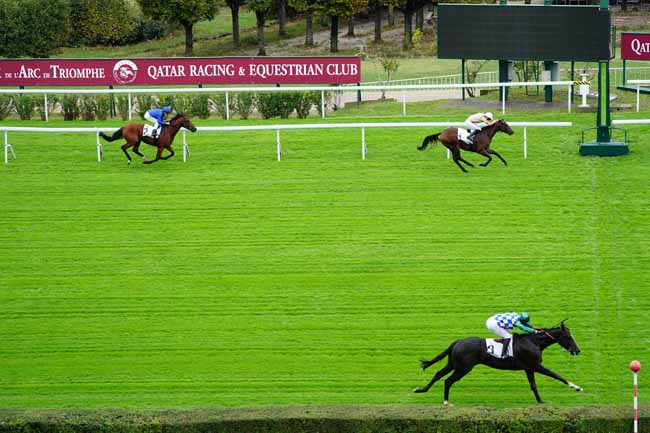 Photo d'arrivée de la course pmu PRIX THOMAS BRYON JOCKEY CLUB DE TURQUIE à SAINT-CLOUD le Vendredi 2 octobre 2020