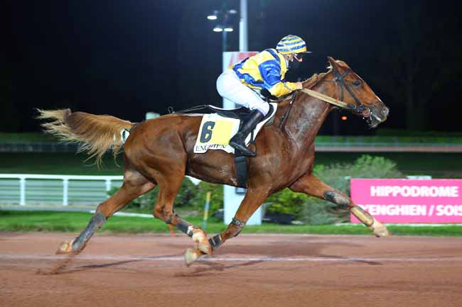 Photo d'arrivée de la course pmu PRIX DE MAUPERTHUIS à ENGHIEN le Jeudi 8 octobre 2020