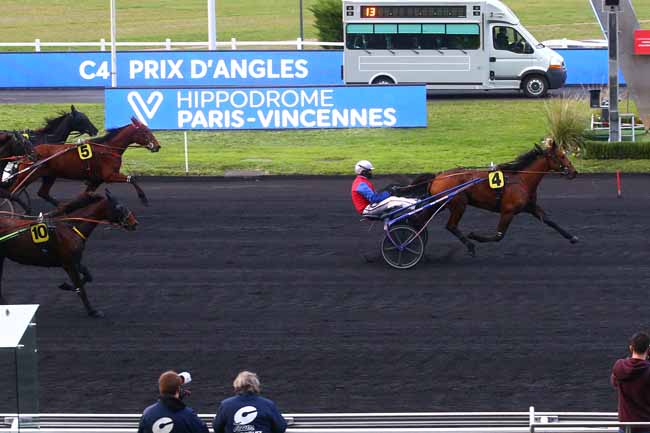 Photo d'arrivée de la course pmu PRIX D'ANGLES à PARIS-VINCENNES le Lundi 23 novembre 2020