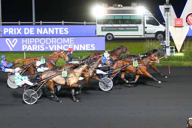 Photo d'arrivée de la course pmu PRIX DE NANTES à PARIS-VINCENNES le Samedi 28 novembre 2020