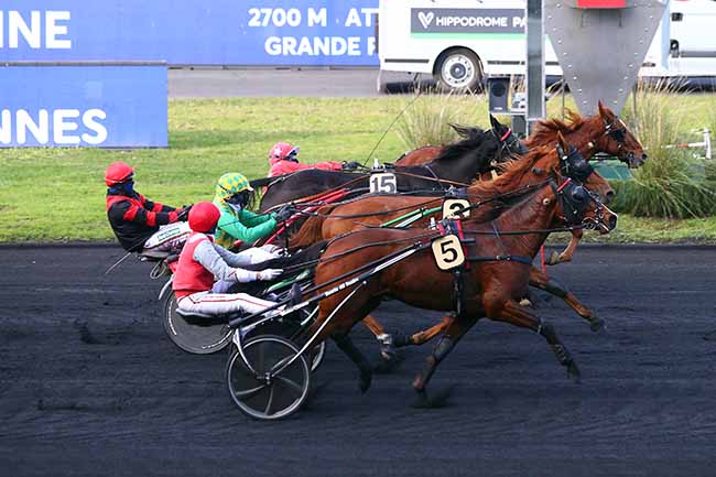 Photo d'arrivée de la course pmu PRIX DE MESLAY-DU-MAINE à PARIS-VINCENNES le Lundi 30 novembre 2020