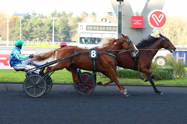 Photo d'arrivée de la course pmu LETROT OPEN DES REGIONS - 3 ANS à PARIS-VINCENNES le Dimanche 6 décembre 2020