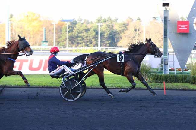 Photo d'arrivée de la course pmu LETROT OPEN DES REGIONS - 4 ANS à PARIS-VINCENNES le Dimanche 6 décembre 2020