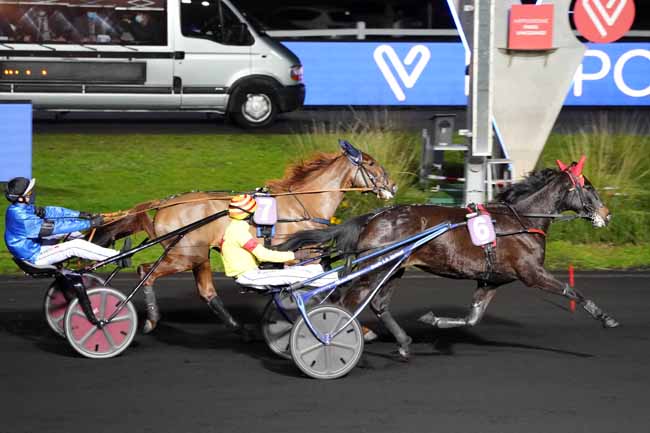 Photo d'arrivée de la course pmu PRIX DES CAMELIAS à PARIS-VINCENNES le Jeudi 10 décembre 2020