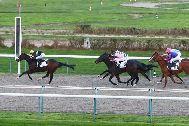 Photo d'arrivée de la course pmu PRIX VODKATO à DEAUVILLE le Samedi 12 décembre 2020