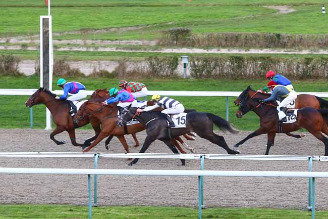 Photo d'arrivée de la course pmu PRIX DU MESNIL-DURAND à DEAUVILLE le Samedi 12 décembre 2020