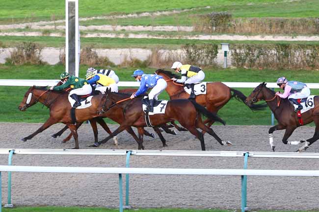 Photo d'arrivée de la course pmu PRIX DU BUSTE DE FRANCOIS ANDRE à DEAUVILLE le Samedi 19 décembre 2020