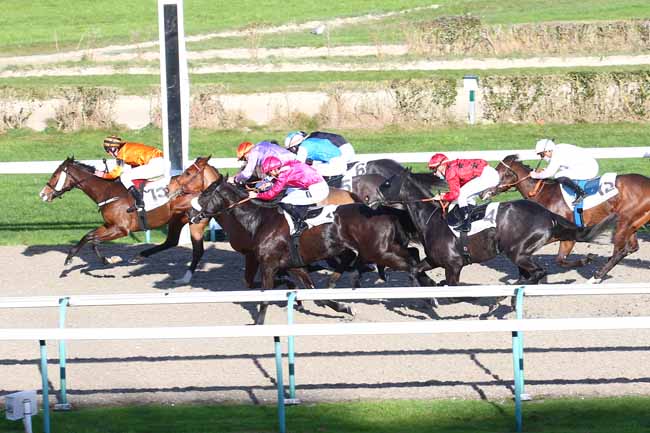 Photo d'arrivée de la course pmu PRIX DU BUSTE DE DESIRE LE HOC à DEAUVILLE le Samedi 19 décembre 2020